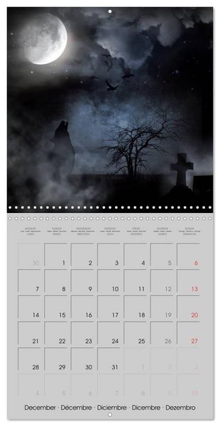 Produktbild: Kisses of dark dreams (Wall Calendar 2026 12 &times; 12 Inch) CALVENDO 12 Month Wall Calendar