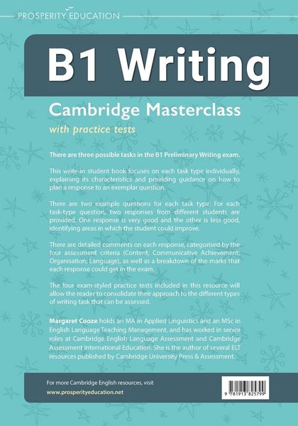 Produktbild: B1 Writing | Cambridge Masterclass with practice tests