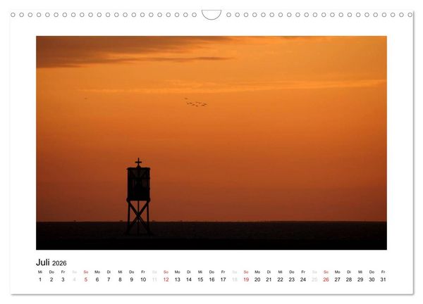 Produktbild: Die sch&ouml;ne Insel Neuwerk (Wandkalender 2026 DIN A3 quer), CALVENDO Monatskalender