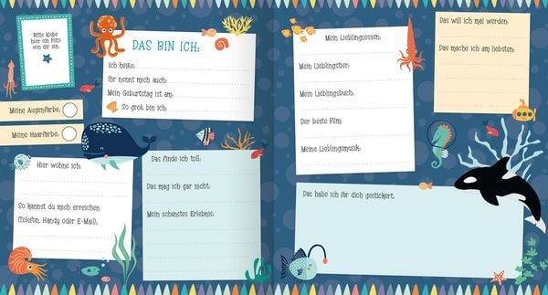 Produktbild: Alle meine Freunde &ndash; Meer | Mit &uuml;ber 300 Stickern