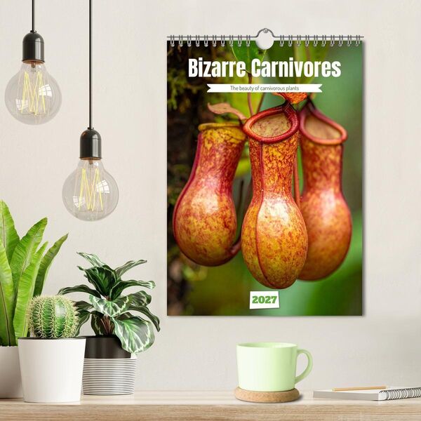 Produktbild: Bizarre Carnivores (Wall Calendar 2027 DIN A4 portrait), CALVENDO 12 Month Wall Calendar