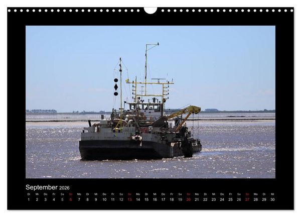 Produktbild: Auf Gro&szlig;e Fahrt - Schiffe im Hafen und auf See (Wandkalender 2026 DIN A3 quer), CALVENDO Monatskalender