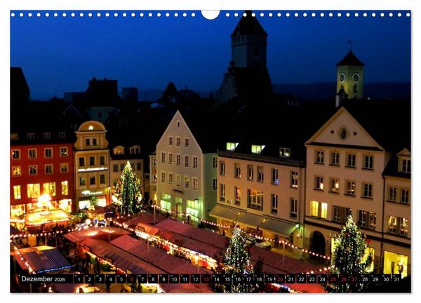 Produktbild: REGENSBURG - urbanes Leben (Wandkalender 2026 DIN A3 quer), CALVENDO Monatskalender