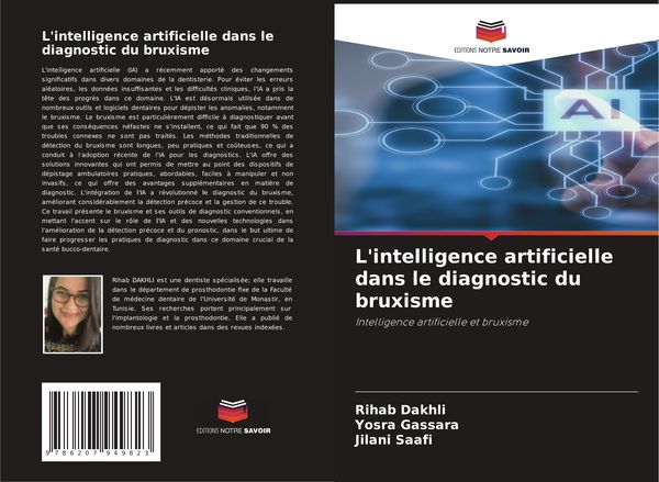 Produktbild: L'intelligence artificielle dans le diagnostic du bruxisme