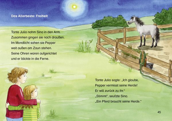 Produktbild: Lesel&ouml;wen 2. Klasse - Das verletzte Wildpferd