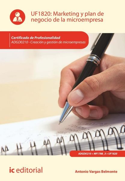 Produktbild: Marketing y plan de negocio de la microempresa. ADGD0210