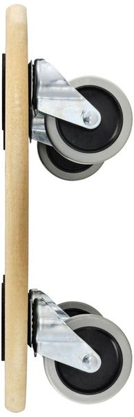 Produktbild: TOOLCRAFT TO-8997048 Transportroller MDF Traglast (max.): 200 kg 380 mm x 380 mm x 105 mm Anzahl Lenkrollen 4