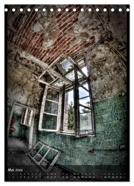 Produktbild: Lost Places II, Vergessene Orte (Tischkalender 2026 DIN A5 hoch), CALVENDO Monatskalender