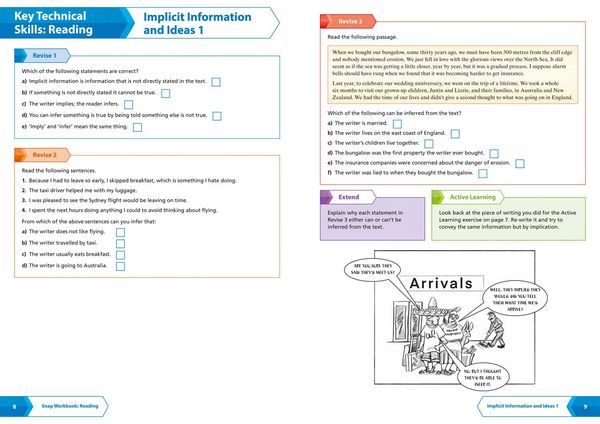 Produktbild: AQA GCSE 9-1 English Language Reading (Papers 1 & 2) Workbook