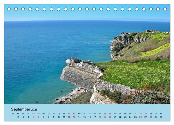 Produktbild: Nazare (Tischkalender 2026 DIN A5 quer), CALVENDO Monatskalender