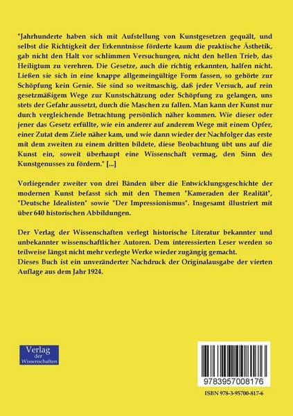 Produktbild: Die Entwicklungsgeschichte der modernen Kunst