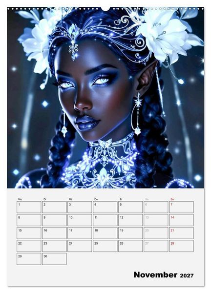 Produktbild: Herrscherinnen der Galaxien (Wandkalender 2027 DIN A2 hoch), CALVENDO Monatskalender