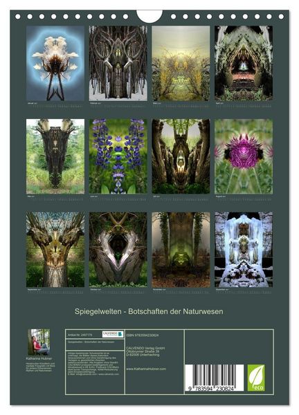 Produktbild: Spiegelwelten - Botschaften der Naturwesen (Wandkalender 2027 DIN A4 hoch), CALVENDO Monatskalender