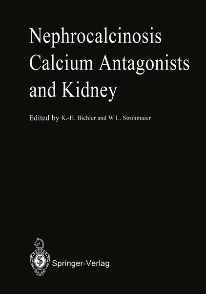 Produktbild: Nephrocalcinosis Calcium Antagonists and Kidney