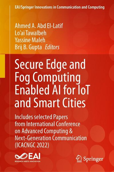 Produktbild: Secure Edge and Fog Computing Enabled AI for IoT and Smart Cities