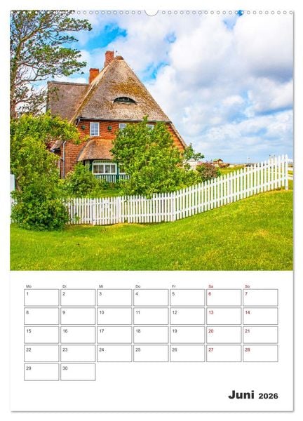 Produktbild: Hallig Hooge - Reiseplaner (Wandkalender 2026 DIN A2 hoch), CALVENDO Monatskalender