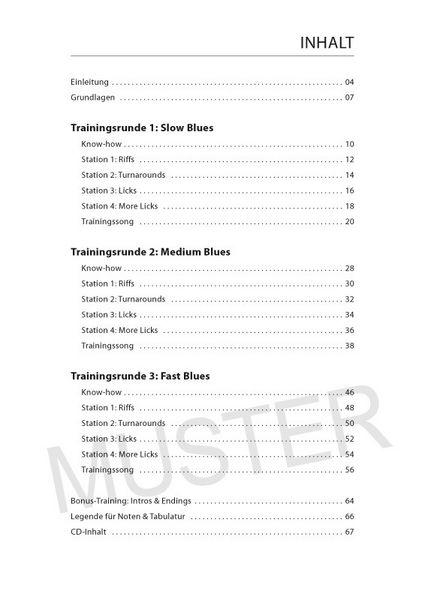 Produktbild: Guitar Training Blues + CD + DVD