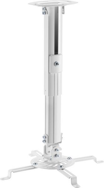 Produktbild: Reflecta Prometheus Beamer-Deckenhalterung Deckenhalter, Drehbar, Neigbar Boden-/Deckenabstand (max.): 580 mm Wei&szlig;