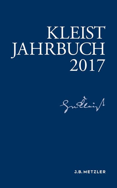 Produktbild: Kleist-Jahrbuch 2017