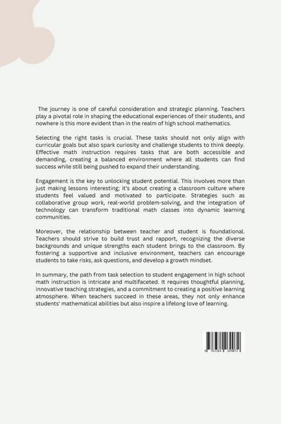 Produktbild: From Task Selection to Student Engagement: A Look at High School Math Instruction