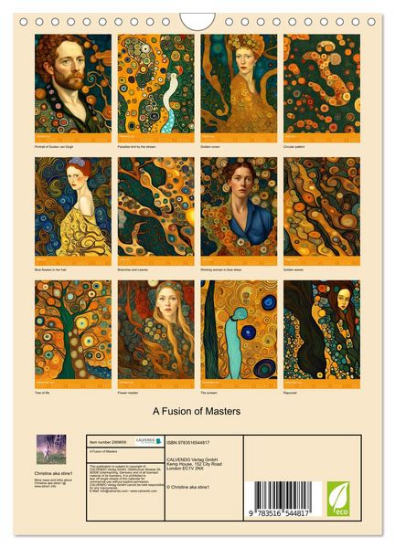 Produktbild: A Fusion of Masters (Wall Calendar 2026 DIN A4 portrait), CALVENDO 12 Month Wall Calendar