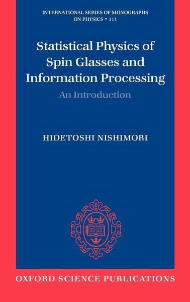 Produktbild: Statistical Physics of Spin Glasses and Information Processing