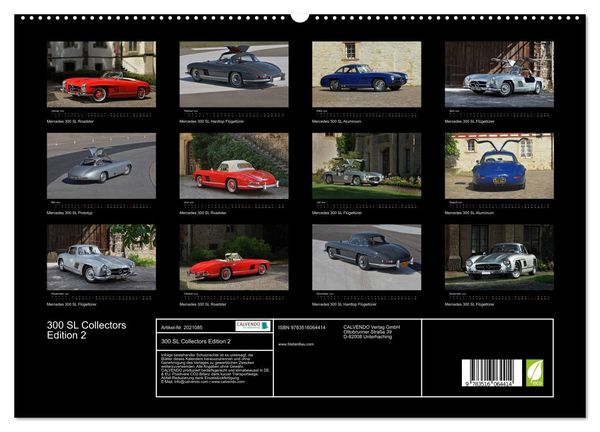 Produktbild: 300 SL Collectors Edition 2 (hochwertiger Premium Wandkalender 2026 DIN A2 quer), Kunstdruck in Hochglanz