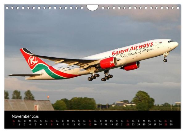 Produktbild: Welt der Flugzeuge (Wandkalender 2026 DIN A4 quer), CALVENDO Monatskalender