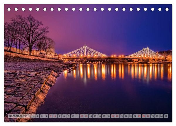 Produktbild: Faszination Br&uuml;cken (Tischkalender 2026 DIN A5 quer), CALVENDO Monatskalender