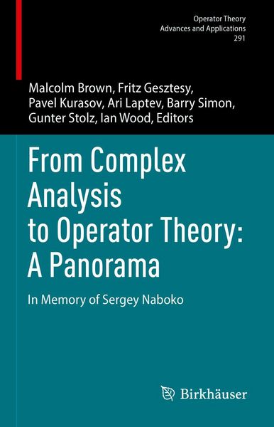 Produktbild: From Complex Analysis to Operator Theory: A Panorama