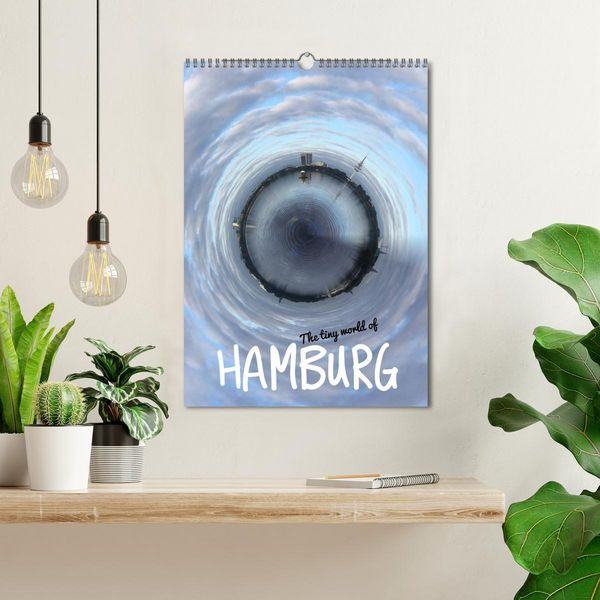 Produktbild: The tiny world of HAMBURG (Wandkalender 2026 DIN A3 hoch), CALVENDO Monatskalender
