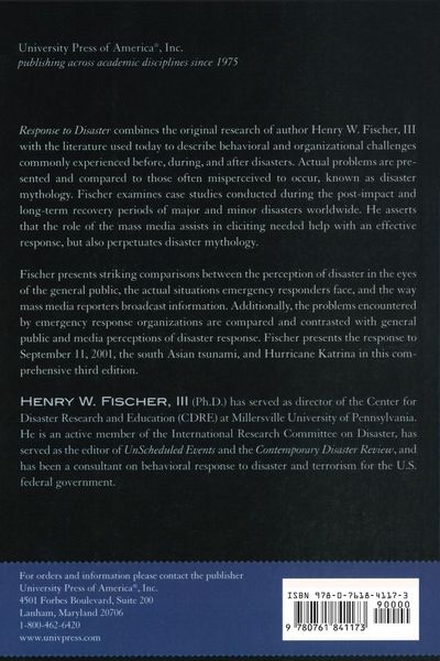Produktbild: Response to Disaster