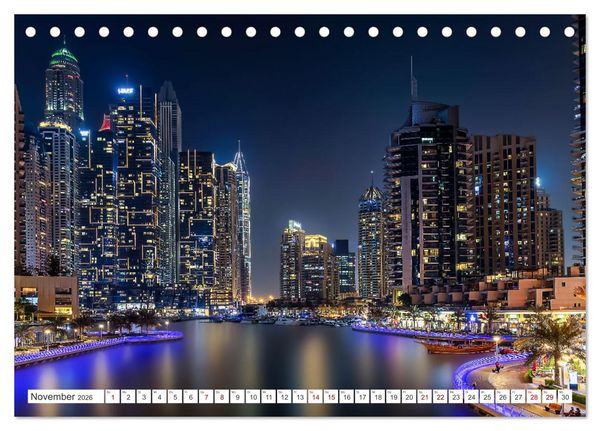 Produktbild: Dubai - Das achte Weltwunder (Tischkalender 2026 DIN A5 quer), CALVENDO Monatskalender