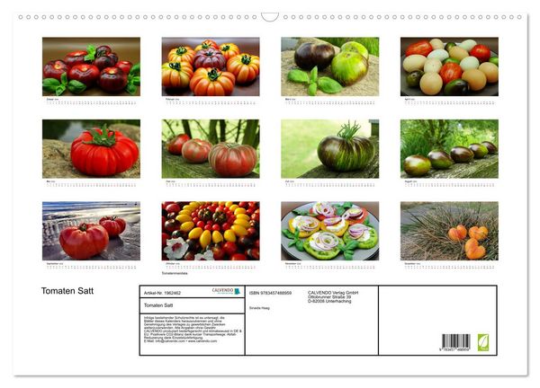 Produktbild: Tomaten Satt (Wandkalender 2026 DIN A2 quer), CALVENDO Monatskalender