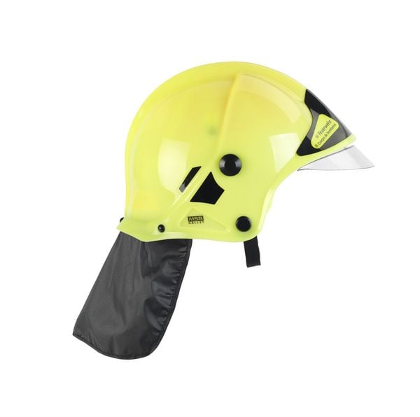 Produktbild: heo Klein 8903 - Feuerwehrhelm mit Visier, neon