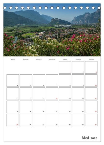 Produktbild: GARDASEE Terminplaner (Tischkalender 2026 DIN A5 hoch), CALVENDO Monatskalender