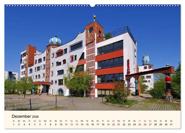 Produktbild: Lutherstadt Wittenberg - Stadt der Reformation (hochwertiger Premium Wandkalender 2026 DIN A2 quer), Kunstdruck in Hochglanz