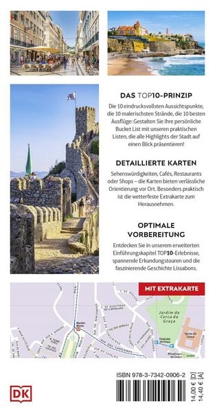 Produktbild: TOP10 Reisef&uuml;hrer Lissabon