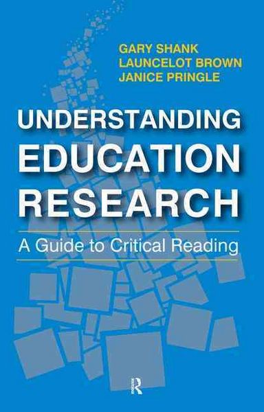 Produktbild: Shank, G: Understanding Education Research