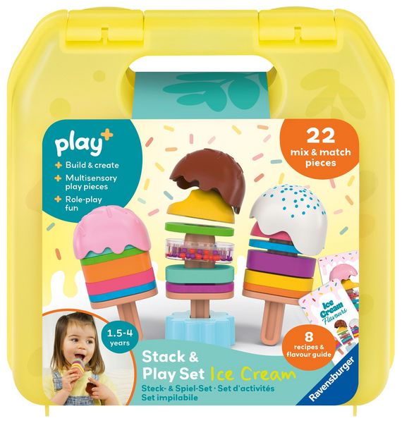 Produktbild: Play+ Steck- und Spiel-Set: Mix dein Eis - ab 1,5 Jahre