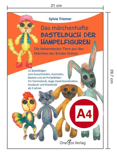 Produktbild: Das m&auml;rchenhafte Bastelbuch der Hampelfiguren.