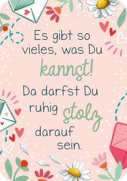 Produktbild: Du bist genau richtig! &ndash; 50 Karten f&uuml;r dich (PS: Du bist die Beste!)