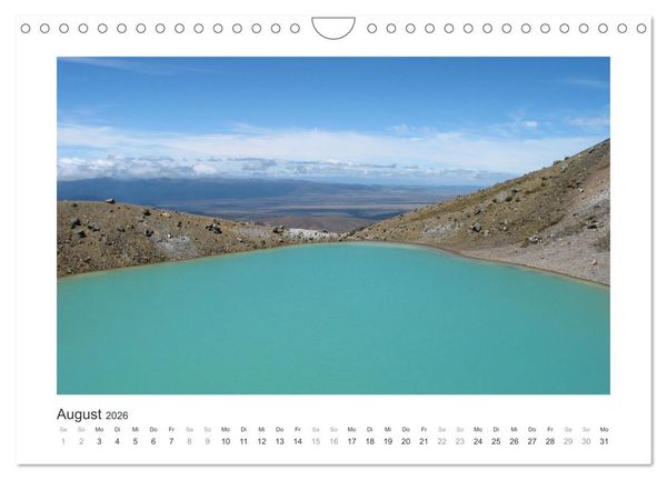 Produktbild: Traumziel Neuseelands Nordinsel 2026 (Wandkalender 2026 DIN A4 quer), CALVENDO Monatskalender