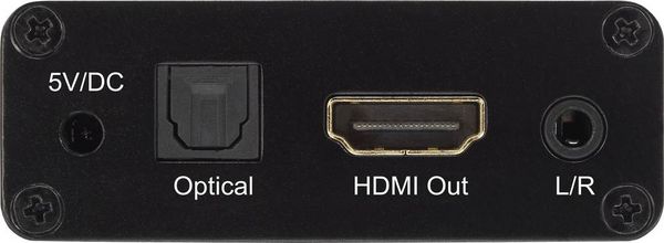 Produktbild: SpeaKa Professional Audio Extraktor SP-AE-H/TC-04v2 [HDMI - HDMI, Toslink, Klinke, Cinch] 3840 x 2160 Pixel