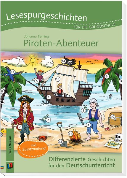 Produktbild: Lesespurgeschichten f&uuml;r die Grundschule &ndash; Piraten-Abenteuer