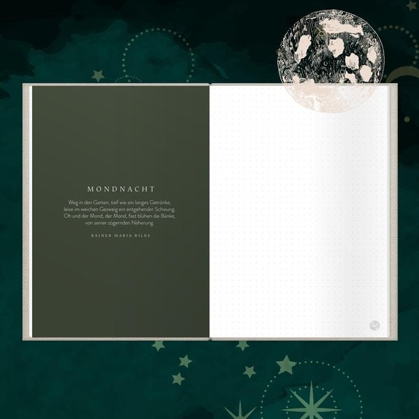Mondjournal | Inspirierendes Wissen �ber den Mond | die Heilkraft des Schreibens
