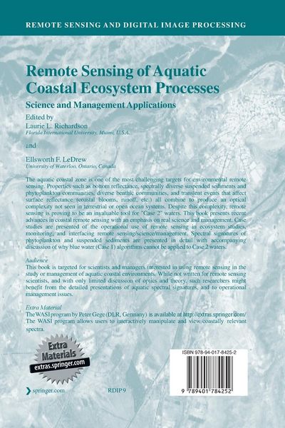 Produktbild: Remote Sensing of Aquatic Coastal Ecosystem Processes
