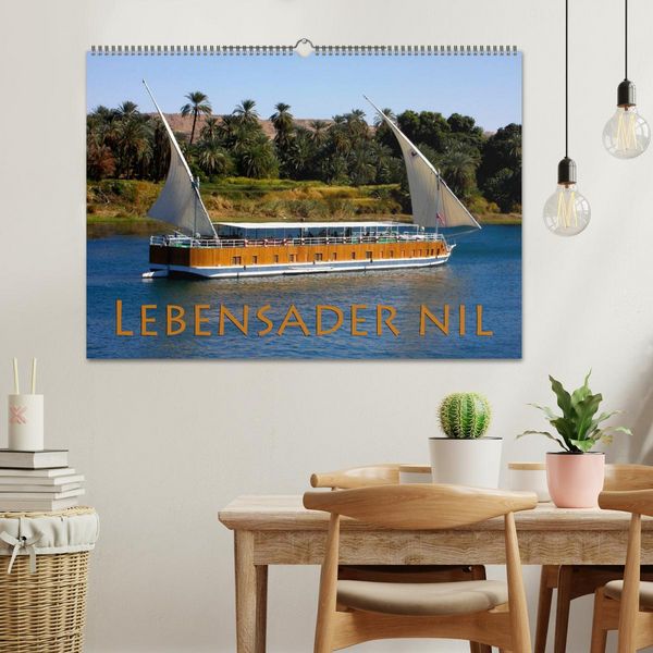 Produktbild: Lebensader Nil (Wandkalender 2026 DIN A2 quer), CALVENDO Monatskalender