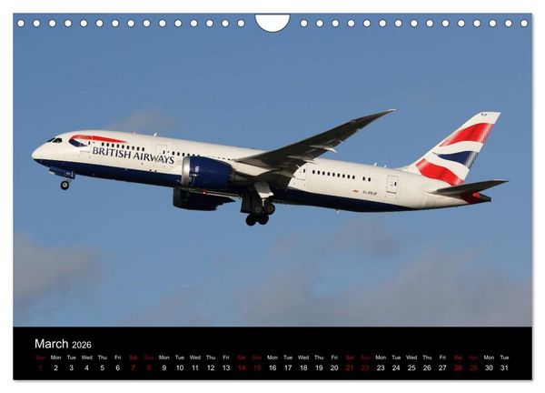 Produktbild: 787 - The Dream Liner (Wall Calendar 2026 DIN A4 landscape), CALVENDO 12 Month Wall Calendar