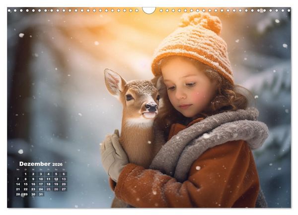Produktbild: Kleine Herzen, Gro&szlig;e Liebe: Ein Jahr voller Freude und Entz&uuml;cken (Wandkalender 2026 DIN A3 quer), CALVENDO Monatskalender
